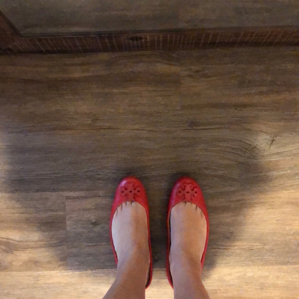 Red Tory Burch flats